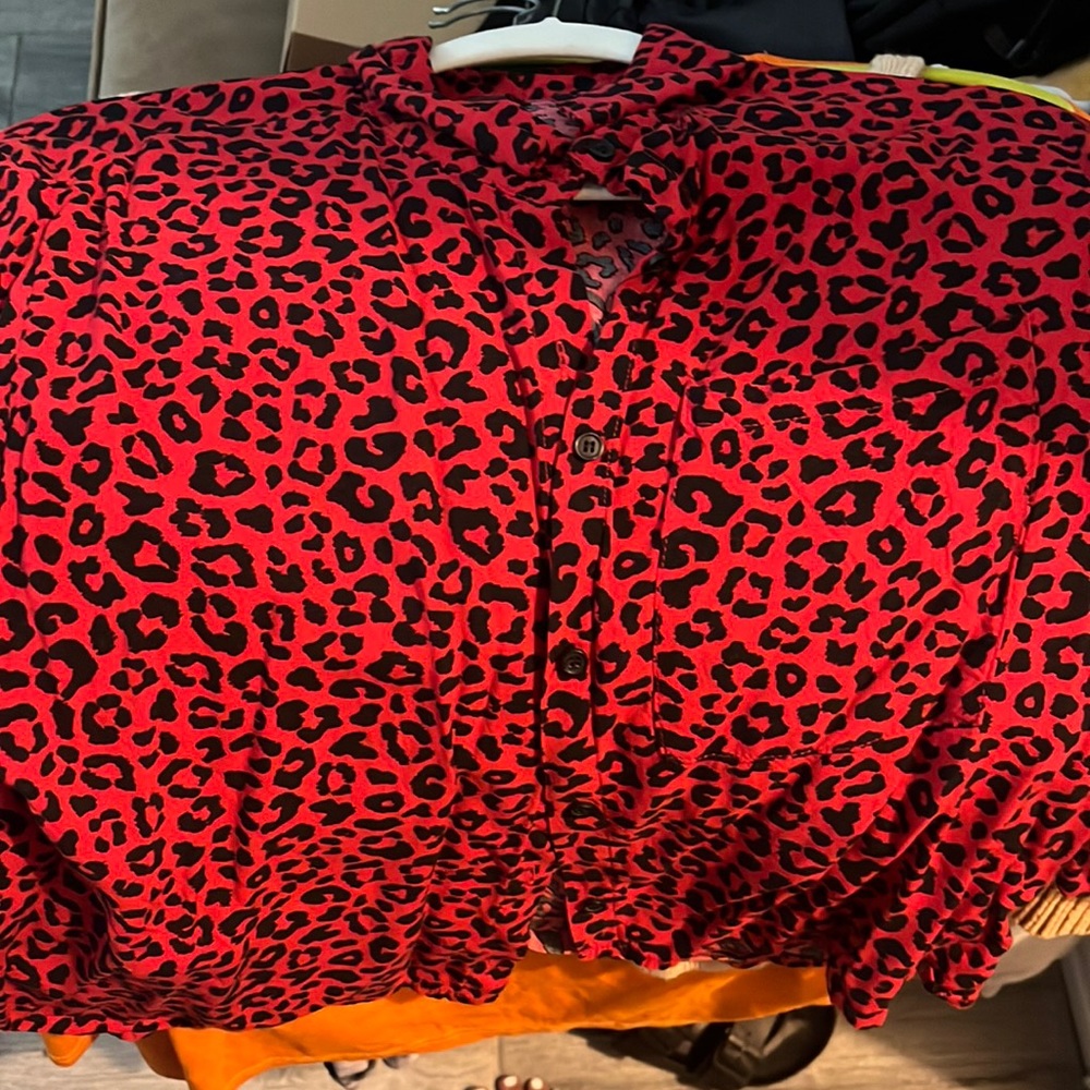 red tee shirts